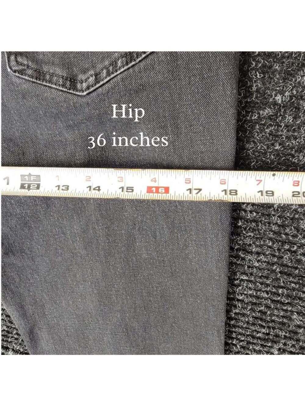 Idyllwind Miranda Lambert Size 6 Gray Wide Flare Bootcut Jeans High Rise Pintuck - Picture 9 of 10
